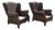 Vintage Lane Venture Excursions Sculptural Rattan Wingback Armchairs, Pair For Sale