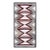 1920s Small Gray Antique Tribal Geometric Native American Navajo Flat Weave Rug For Sale