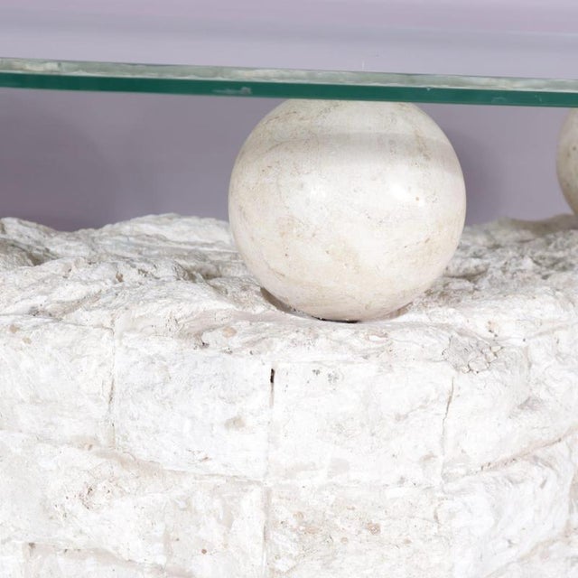 Console Table with Mirror by Magnussen Ponte, Italy, 1980s, Set of 2 For Sale - Image 5 of 13