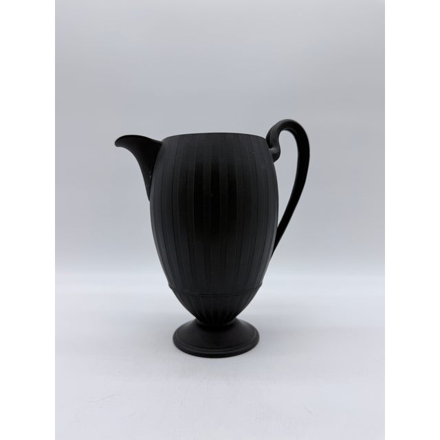 Antique Wedgwood Black Basalt Neoclassical Creamer/Pitcher, 19th Century For Sale - Image 12 of 12