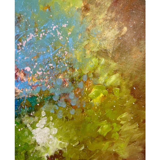 Jacques Halbert Oil Painting “Cherry Blossoms/Pear” With Jefferson Monument Collage For Sale - Image 4 of 8