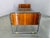 Brown Bauhaus Tubular Steel Bed with Walnut Panels, Czechoslovakia, 1930s For Sale - Image 8 of 17