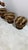 Art Deco Italian Poufs in Walnut and Velvet, 1940, Set of 3 For Sale - Image 10 of 12