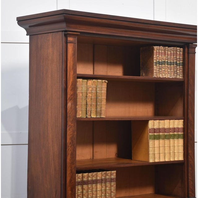 Mahogany Open Bookcase, 19th Century For Sale - Image 6 of 16