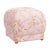Not Yet Made - Made To Order Square Ottoman in Crane Flock Pink For Sale - Image 5 of 5