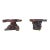 Mid-Century Modern Sculptural Free Form Redwood Burl Side Tables, 1960s For Sale