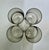 Tall Set of 4 Crystal Tawny & Clear Stem Glasses, 1970's For Sale - Image 14 of 18