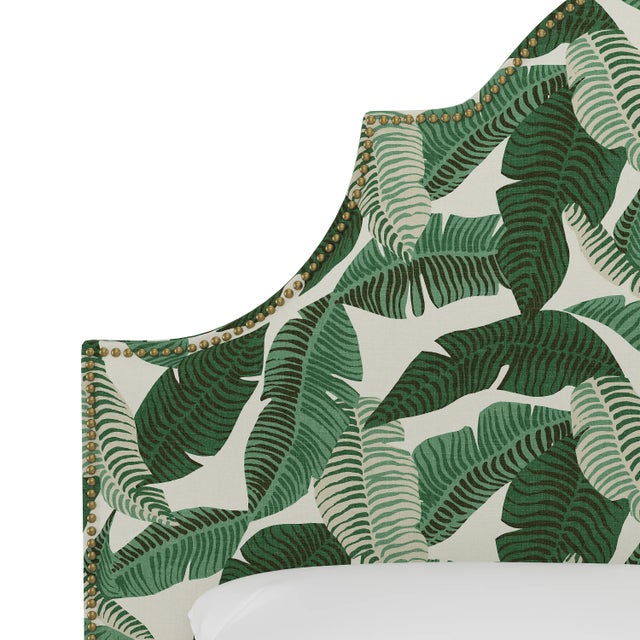 Transitional Halsted Bed in Natural Banana Palm, Queen For Sale - Image 3 of 7