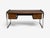 1970s Peter Protzman, Unique Writing Desk, Zebrawood, Chrome, Usa, 1970s For Sale - Image 5 of 15