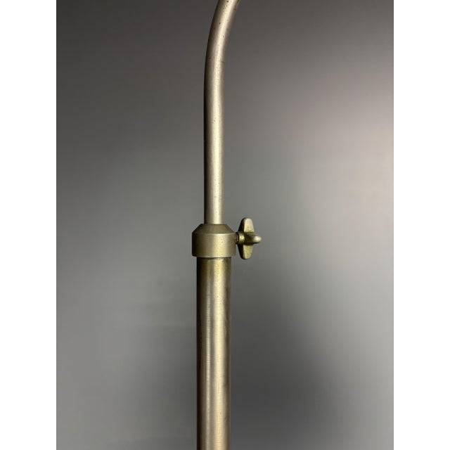 1920s Dutch Art Deco Bauhaus Giso 451 Arc Floor Lamp by Willem Hendrik Gispen, 1920s For Sale - Image 5 of 17