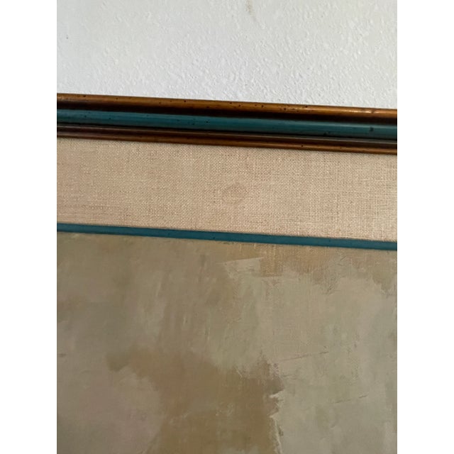 White 1960 “Coit Tower, San Francisco”, Mid-Century Modern Oil Painting on Panel by Jean Kalisch For Sale - Image 8 of 11