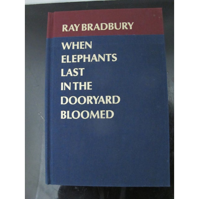 Gray Ray Bradbury Hand Signed 1st Edition When Elephants Last in the Dooryard Bloomed For Sale - Image 8 of 9