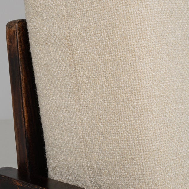 Early 20th Century France Cream Wood Armchair For Sale - Image 11 of 11