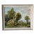 1970's Vintage Countryside Cottage Landscape Oil Painting, Framed For Sale