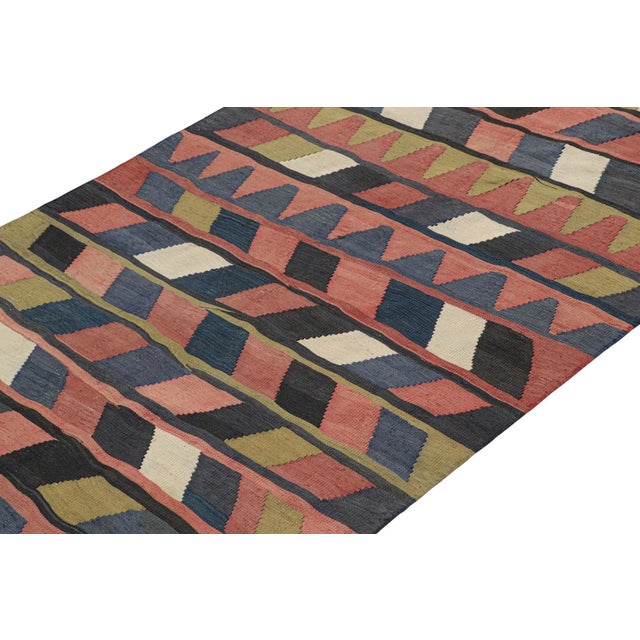 Rug & Kilim Vintage Karadagh Persian Kilim in Polychromatic Geometric Pattern by Rug & Kilim For Sale - Image 4 of 7
