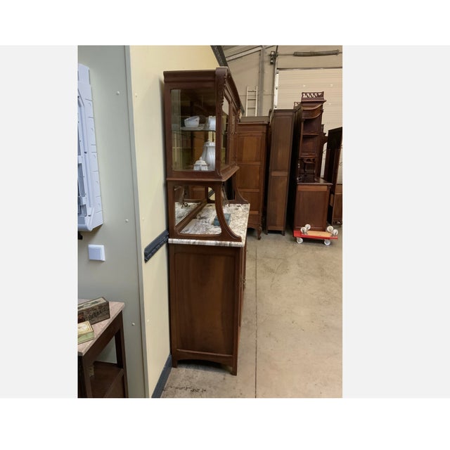 Brown Antique Buffet in Wood, 1890s For Sale - Image 8 of 12