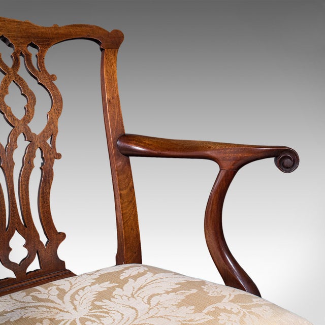 Antique Gentleman's Elbow Chair, English, Morning Room Seat, Georgian, c.1800 For Sale - Image 10 of 12