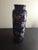 This is an EXQUISITE Japanese Bijutsu Toki Handpainted Cherry Blosdom 10" Cobalt Blue Vase. Procured at Asian Antiques...
