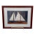 Lin Webber Original Watercolor Painting "Boat Models" 1997 Framed Sailboats For Sale