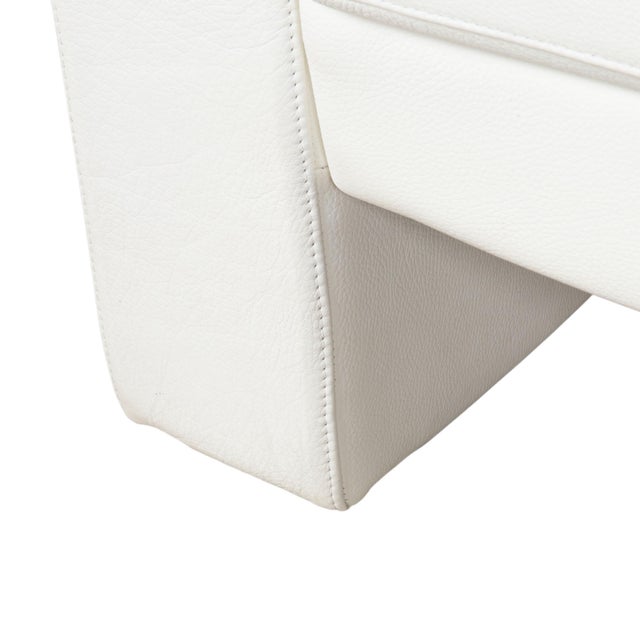 Model 4000 2-Seater Sofa in Cream Leather from Rolf Benz For Sale - Image 5 of 12