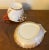 Antique 19th Century Old Paris Porcelain Sea Shell Form Teacup & Saucer With Coral Handle- 2 Pieces For Sale - Image 12 of 13