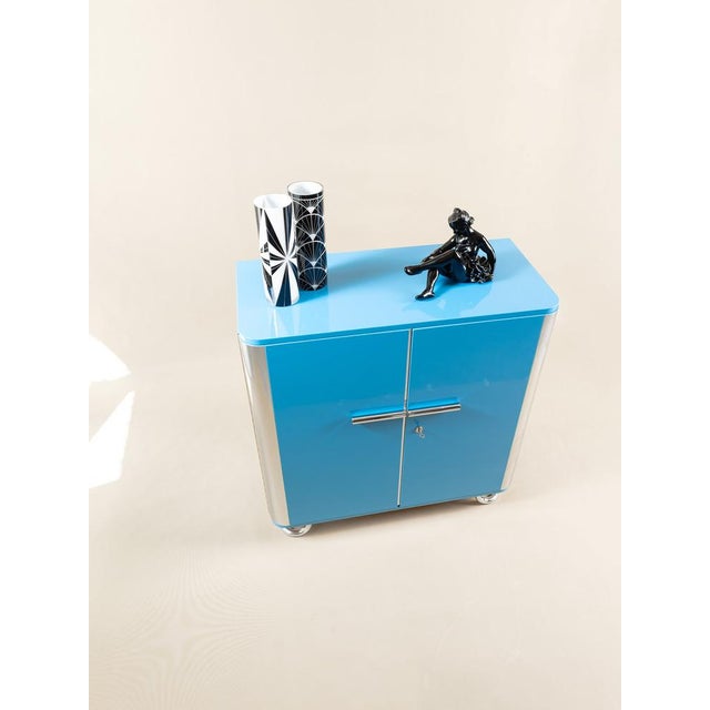 Wood Wardrobe Cabinet from Hynek Gottwald, 1930s For Sale - Image 7 of 10