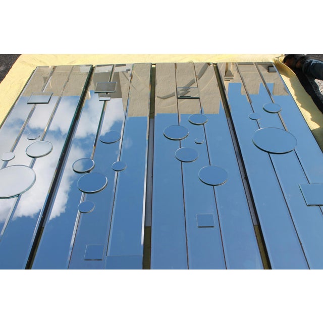 1970s 1970s Modern Mirrored Room Divider For Sale - Image 5 of 12