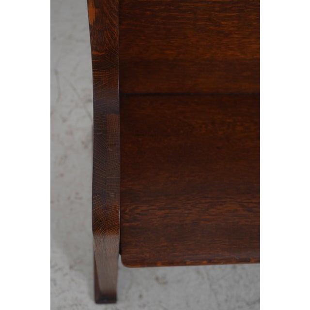 Traditional Antique Approx. 6 Ft Solid Oak Church Pew For Sale - Image 3 of 18