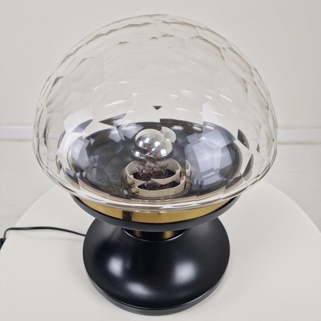 Mid-Century Italian Space Age Convertible Table or Ceiling Lamp attributed to Pia Guidetti Crippa for Lumi, 1960s For Sale - Image 6 of 12