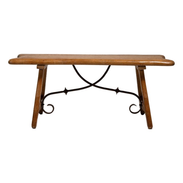 19th Century France Brutalist Amber Wood Coffee Table For Sale