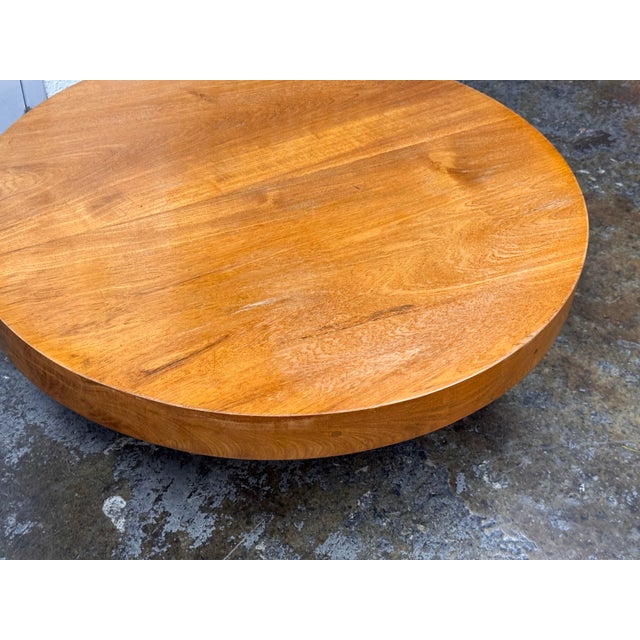 Wood Chista Button Coffee Table For Sale - Image 7 of 12