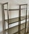 Metal French Anodized Metal and Smoked Glass Shelving Units from Artelano, 1970s, Set of 2 For Sale - Image 7 of 11