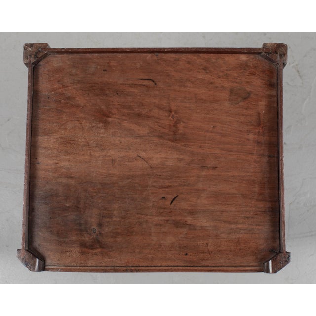 French Country Mahogany Side Table For Sale - Image 10 of 10