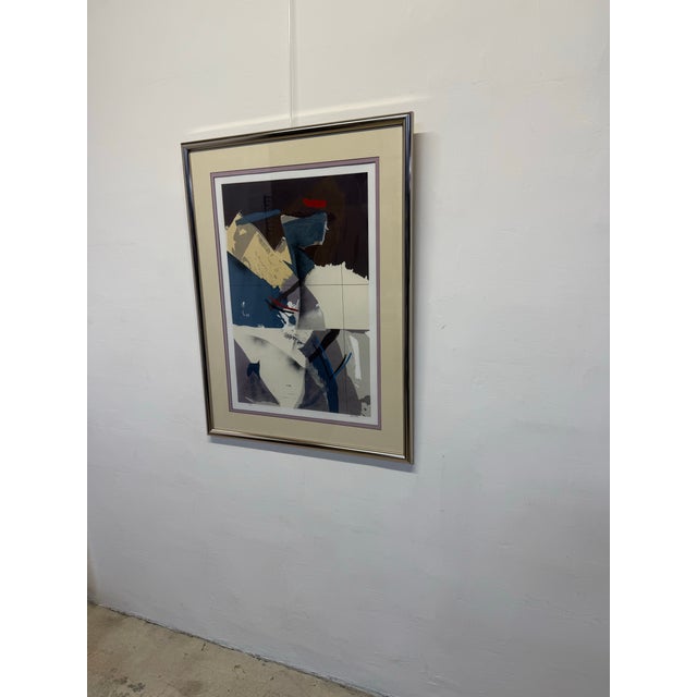 1980s Dennis Frings “Nigrosin Violet” Serigraph, Signed and Numbered 58/250 For Sale - Image 5 of 12