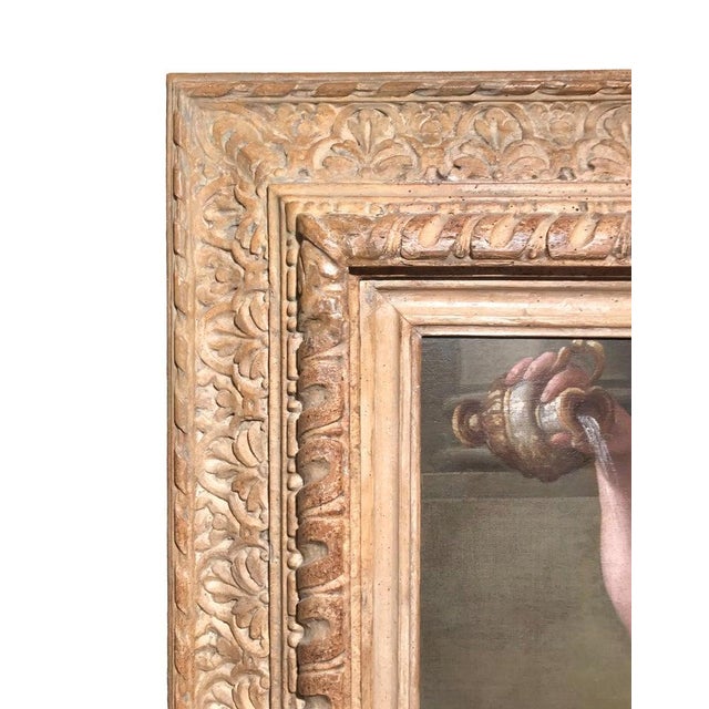 Jacopo da Empoli, Temperance, Oil on Canvas, Late 16th Century, Framed For Sale - Image 10 of 12