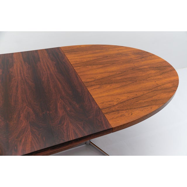 Scandinavian Rosewood Folding Dining Table, 1960s For Sale - Image 13 of 18