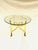 1970s 70's Midcentury LaBarge Style Brass Plated Base & Beveled Glass Oval Coffee Table For Sale - Image 5 of 6