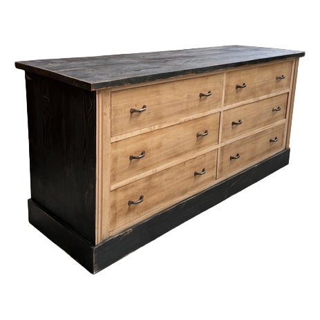 Workshop Cabinet in Oak and Pine, 1950s For Sale