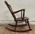 Wood Vintage Art Nouveau Style Carved Rocking Chair For Sale - Image 7 of 10