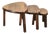 Mid-Century Modern Oak Nesting Tables, 1960s, Set of 3 For Sale