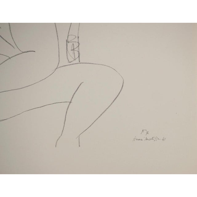 Henri Matisse, Femme à la chevelure bouclée, Lithograph For Sale - Image 5 of 6