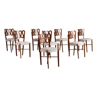 969 Volute Chairs by Gio Ponti, 1970s, Set of 8 For Sale