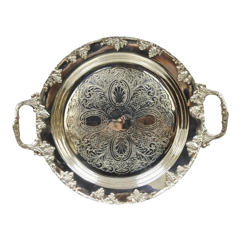 Mid 20th Century Lifetime Brand English Silver Plate Twin Handle