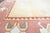 1970s Vintage Turkish Handmade Wool Cotton Pink Beige Area Rug For Sale - Image 4 of 11