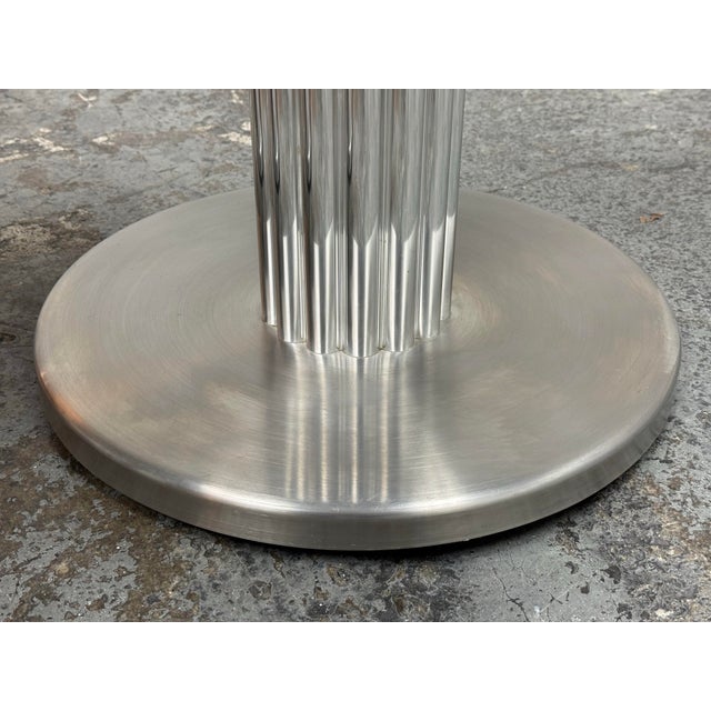 Art Deco Revival Pedestal Vintage Side Tables, Pair For Sale - Image 10 of 12