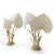 Mid-Century Modern Hollywood Regency Silk and Brass Table Lamp by Antonio Pavia, 1970s, Set of 2 For Sale - Image 3 of 12