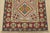 Gray Kazak Runner 1’11” X 5’8” Gray Wool Tribal Hand-Knotted Oriental Rug For Sale - Image 8 of 11