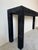 Contemporary 1980’s Postmodern Parsons-Style Upholstered Console Table With Glass Top For Sale - Image 3 of 12