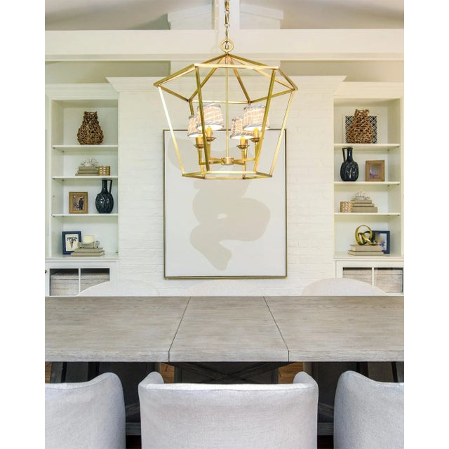 Kravet Brunschwig & Fils Le Zebre Clip on Chandelier/Sconce Lamp Shades ,Set/4 For Sale - Image 4 of 5