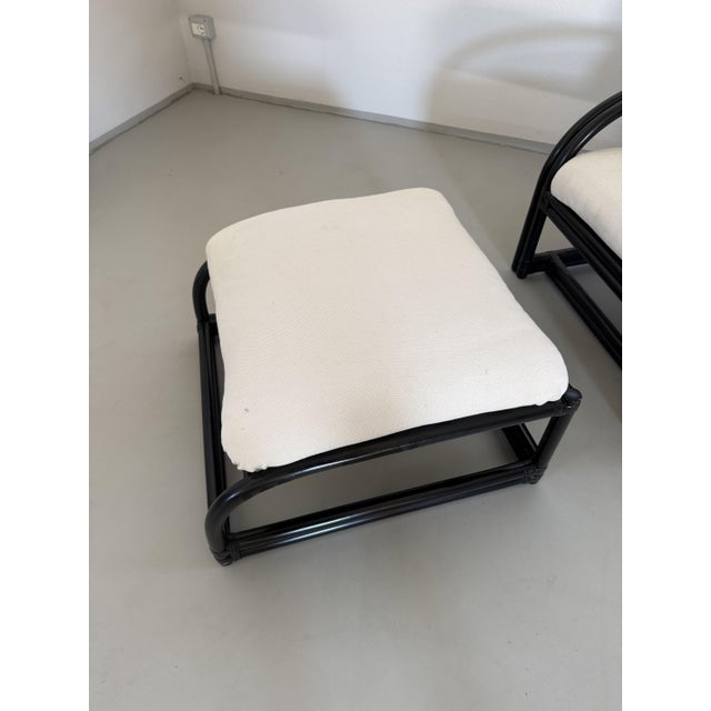 Wood Set of Chaise Lounge and Ottoman by Piero Palange and Werther Toffoloni for Gervasoni, 1970s For Sale - Image 7 of 9